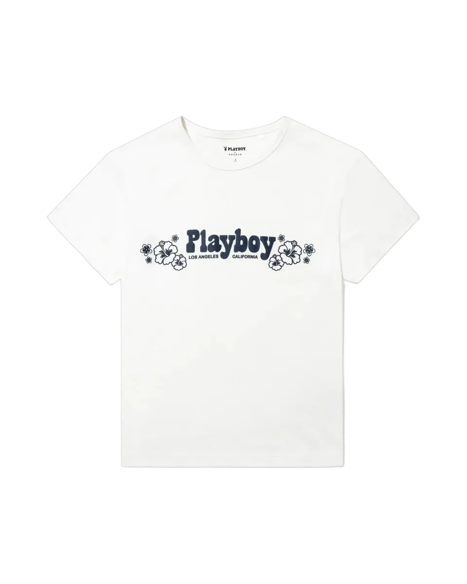 Playboy Blue Crush maglietta donna blu boy M cotone