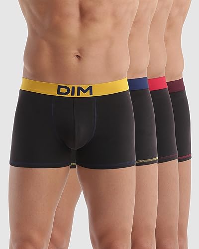 DIM Mix Colors Boxer Uomo 4 Pezzi Cotone Elastico