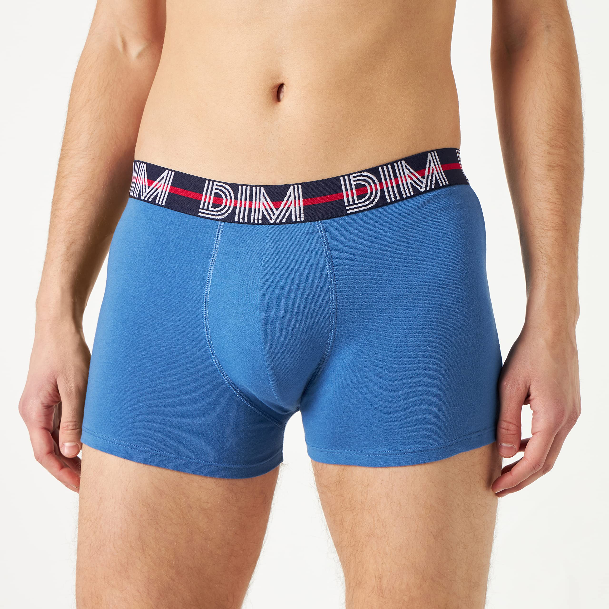 DIM Powerful boxer uomo x4 cotone stretch colorati