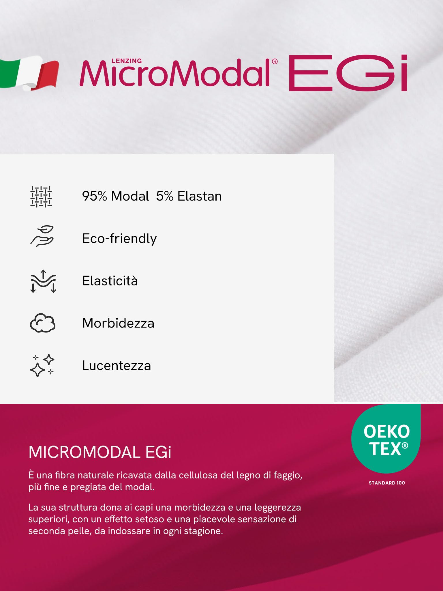 Egi 1140 maglia manica lunga S bianca micromodal